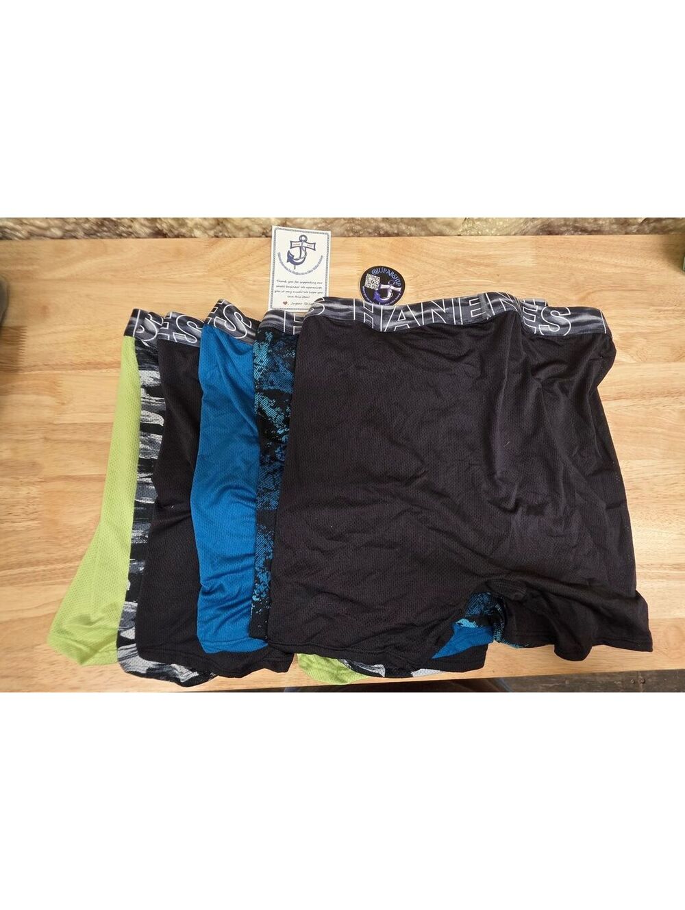 HANES X‑TEMP MESH BOXER BRIEFS ASSORTED 6‑PACK SIZE XL